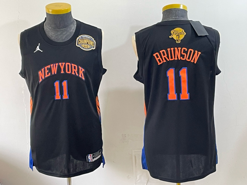 Men New York Knicks #11 Brunson black 2026 Nike NBA jersey 0701005